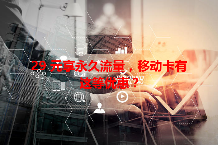 29 元享永久流量，移动卡有这等优惠？