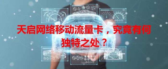 天启网络移动流量卡,究竟有何独特之处?