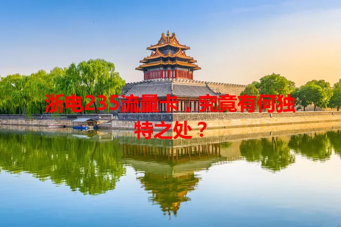 浙电235流量卡,究竟有何独特之处?