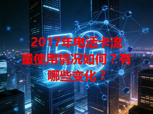 2017年电话卡流量使用情况如何？有哪些变化？