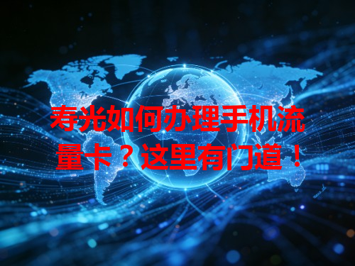 寿光如何办理手机流量卡？这里有门道！