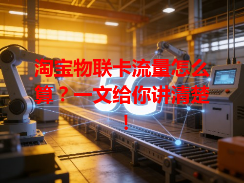 淘宝物联卡流量怎么算？一文给你讲清楚！