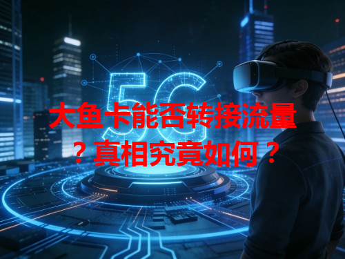 大鱼卡能否转接流量？真相究竟如何？