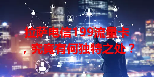 拉萨电信199流量卡,究竟有何独特之处?
