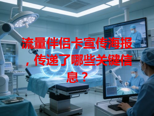 流量伴侣卡宣传海报，传递了哪些关键信息？