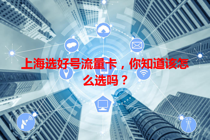上海选好号流量卡，你知道该怎么选吗？
