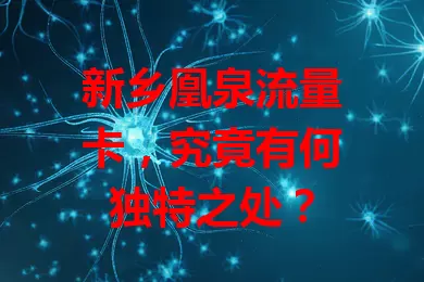 新乡凰泉流量卡,究竟有何独特之处?