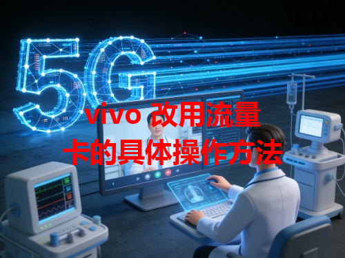 vivo 改用流量卡的具体操作方法