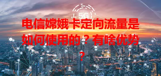 电信嫦娥卡定向流量是如何使用的?有啥优势?
