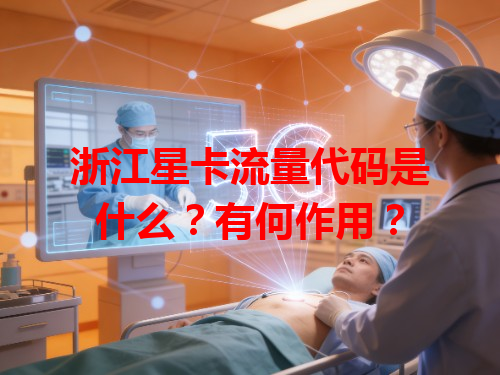 浙江星卡流量代码是什么？有何作用？
