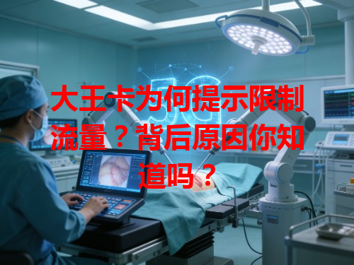 大王卡为何提示限制流量？背后原因你知道吗？