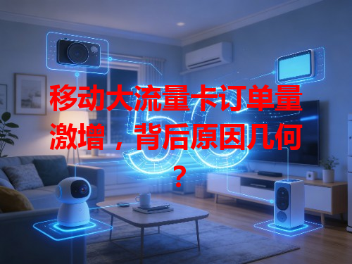 移动大流量卡订单量激增，背后原因几何？