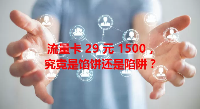流量卡 29 元 1500,究竟是馅饼还是陷阱?
