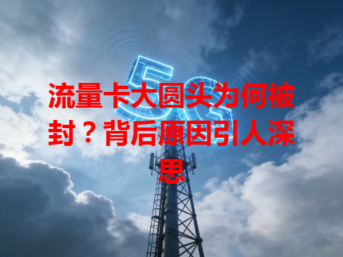 流量卡大圆头为何被封？背后原因引人深思