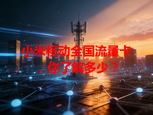 小米移动全国流量卡，你了解多少？