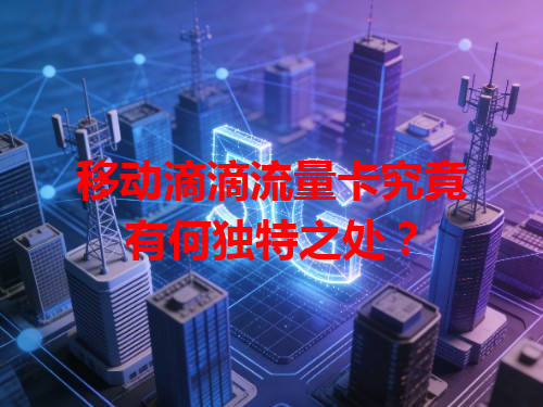 移动滴滴流量卡究竟有何独特之处？