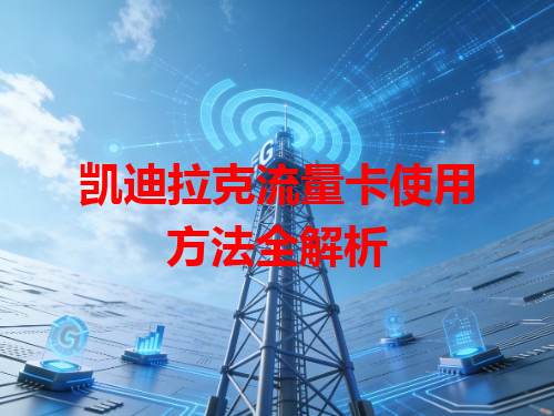凯迪拉克流量卡使用方法全解析