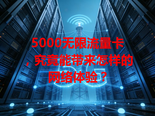 5000无限流量卡，究竟能带来怎样的网络体验？