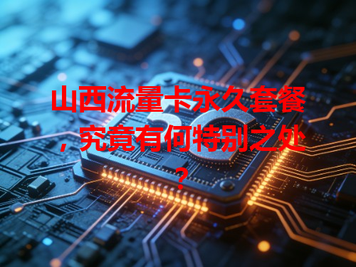 山西流量卡永久套餐，究竟有何特别之处？