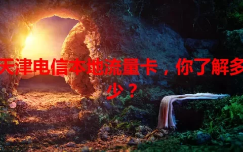 天津电信本地流量卡，你了解多少？
