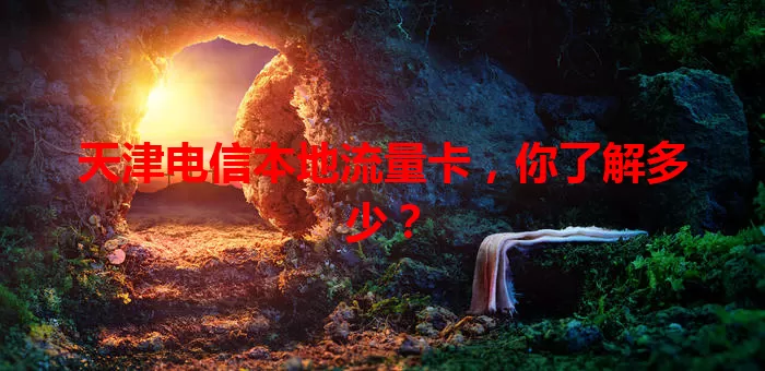 天津电信本地流量卡,你了解多少?