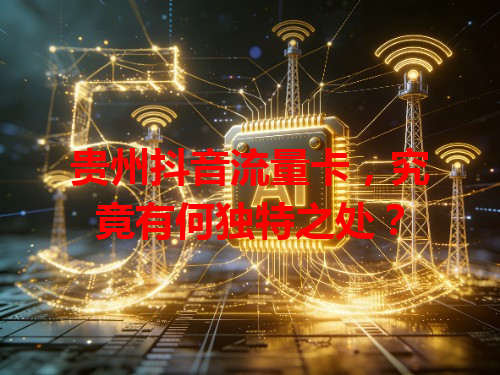 贵州抖音流量卡，究竟有何独特之处？