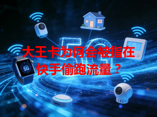 大王卡为何会被指在快手偷跑流量？