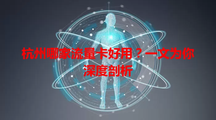 杭州哪家流量卡好用?一文为你深度剖析