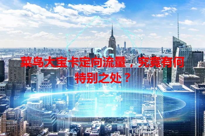 菜鸟大宝卡定向流量,究竟有何特别之处?