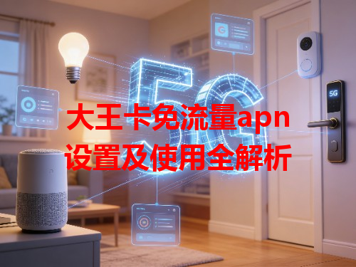 大王卡免流量apn设置及使用全解析