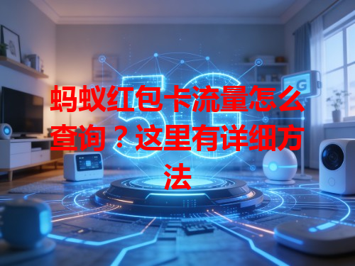 蚂蚁红包卡流量怎么查询？这里有详细方法