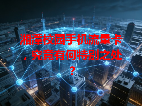湘潭校园手机流量卡，究竟有何特别之处？
