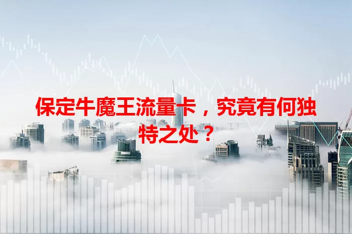 保定牛魔王流量卡,究竟有何独特之处?