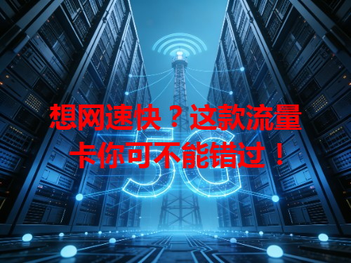 想网速快？这款流量卡你可不能错过！