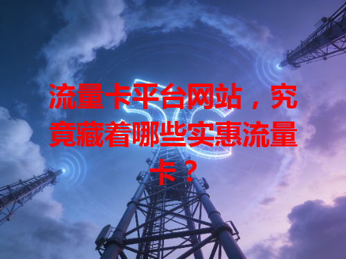 流量卡平台网站，究竟藏着哪些实惠流量卡？