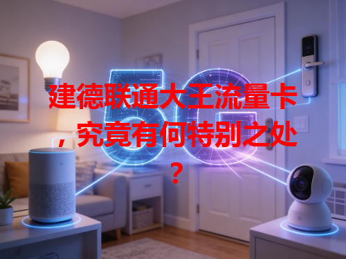 建德联通大王流量卡，究竟有何特别之处？