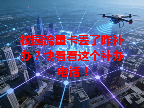 校园流量卡丢了咋补办？快看看这个补办电话！