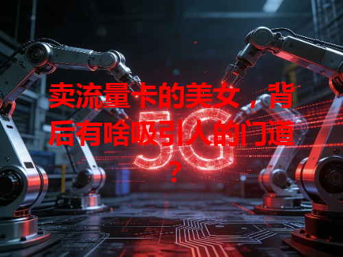 卖流量卡的美女，背后有啥吸引人的门道？