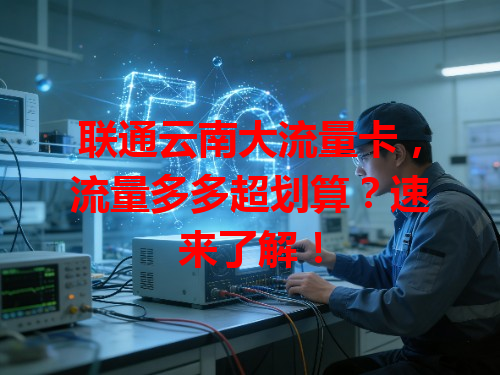 联通云南大流量卡，流量多多超划算？速来了解！
