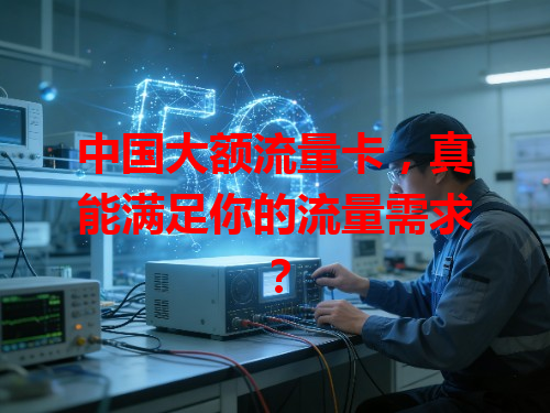 中国大额流量卡，真能满足你的流量需求？