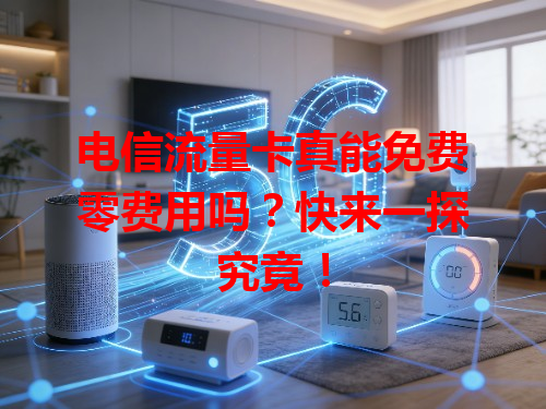 电信流量卡真能免费零费用吗？快来一探究竟！