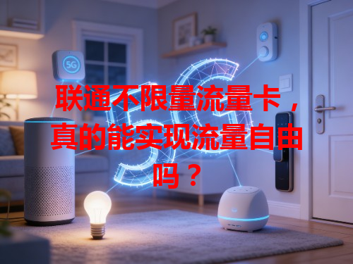 联通不限量流量卡，真的能实现流量自由吗？