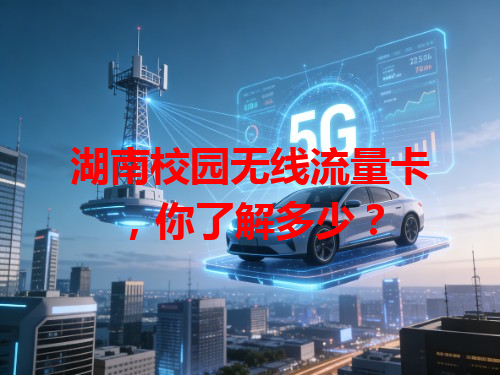 湖南校园无线流量卡，你了解多少？