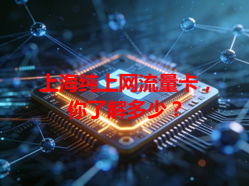 上海纯上网流量卡，你了解多少？