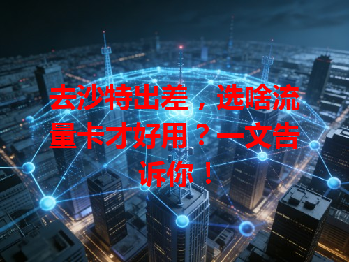 去沙特出差，选啥流量卡才好用？一文告诉你！