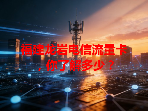 福建龙岩电信流量卡，你了解多少？