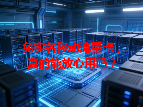 免实名移动流量卡，真的能放心用吗？