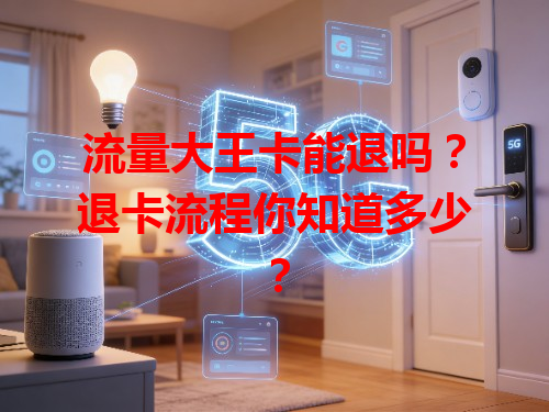 流量大王卡能退吗？退卡流程你知道多少？