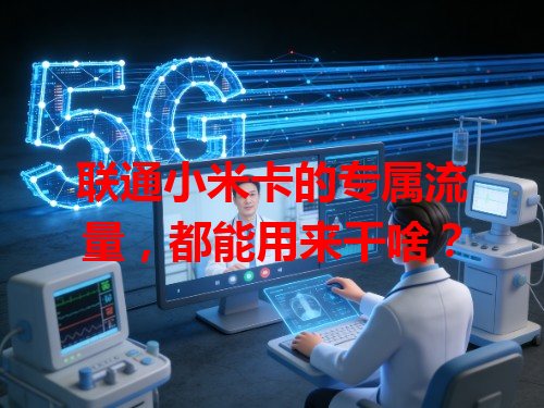 联通小米卡的专属流量，都能用来干啥？