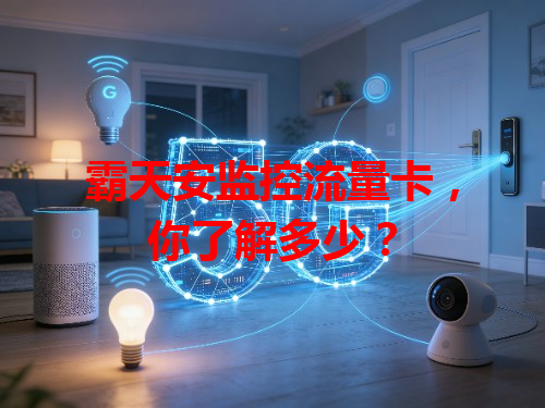 霸天安监控流量卡，你了解多少？